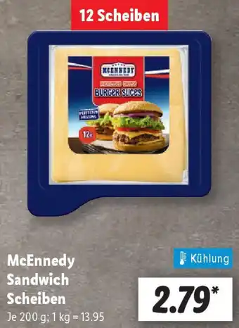 Lidl McEnnedy Sandwich Scheiben Angebot