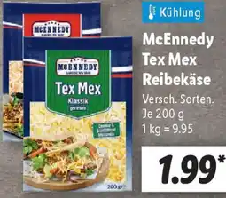 Lidl McEnnedy Tex Mex Reibekäse Angebot