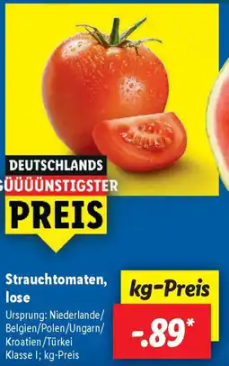 Lidl Strauchtomaten, lose Angebot