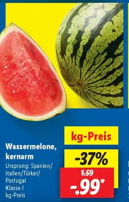 Lidl Wassermelone, kernarm Angebot