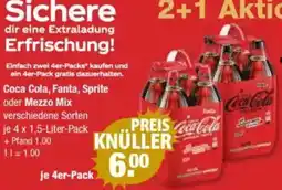 V Markt Coca Cola, Fanta, Sprite Angebot