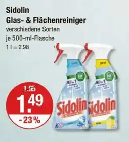 V Markt Sidolin Glas- & Flächenreiniger Angebot