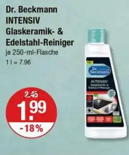V Markt Dr. Beckmann INTENSIV Glaskeramik- & Edelstahl-Reinige Angebot