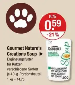 V Markt Gourmet Nature's Creations Soup Angebot