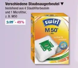 V Markt Verschiedene Staubsaugerbeutel ▼ Angebot