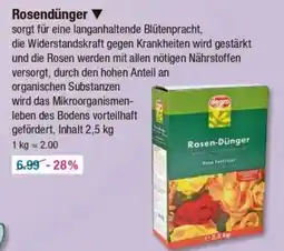 V Markt Rosendünger ▼ Angebot