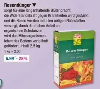V Markt Rosendünger ▼ Angebot