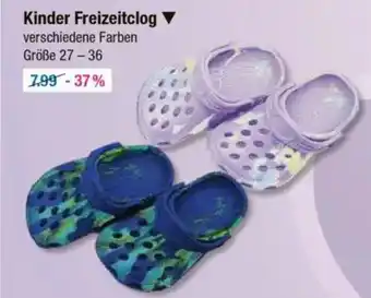 V Markt Kinder Freizeitclog Angebot