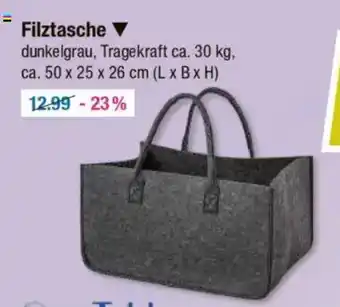 V Markt Filztasche Angebot