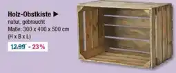 V Markt Holz-Obstkiste Angebot