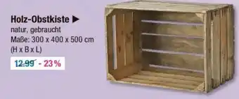 V Markt Holz-Obstkiste Angebot