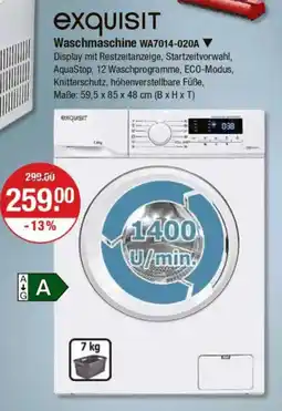 V Markt Waschmaschine WA7014-020A Angebot