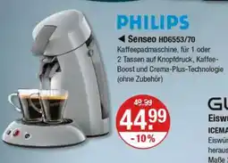 V Markt PHILIPS Senseo HD6553/70 Angebot
