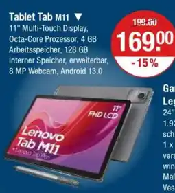 V Markt Tablet Tab M11 Angebot