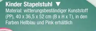 V Markt Kinder Stapelstuhl Angebot