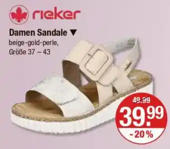 V Markt Damen Sandale▼ Angebot