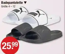 V Markt Badepantolette Größe 4-12 Angebot