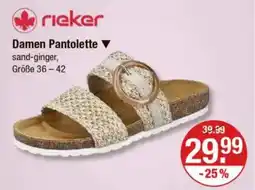 V Markt Damen Pantolette Angebot