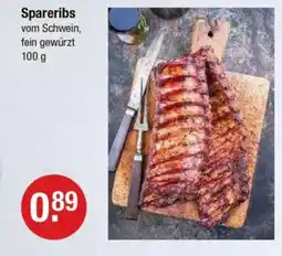 V Markt Spareribs Angebot