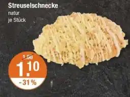 V Markt Streuselschnecke Angebot
