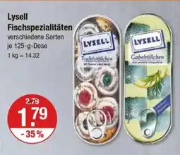V Markt Lysell Fischspezialitäten Angebot