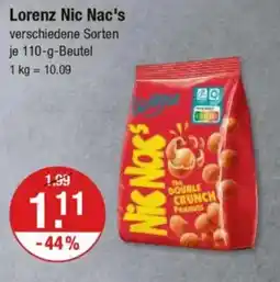 V Markt Lorenz Nic Nac's Angebot