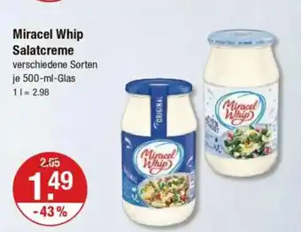 V Markt Miracel Whip Salatcreme Angebot