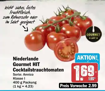 AEZ Niederlande Gourmet HIT Cocktailstrauchtomaten Angebot