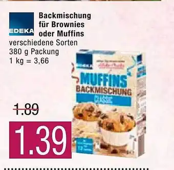 Marktkauf Edeka Backmischung Für Brownies Oder Muffins 380g Angebot