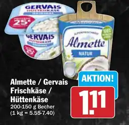 AEZ Almette / Gervais Frischkäse / Hüttenkäse Angebot