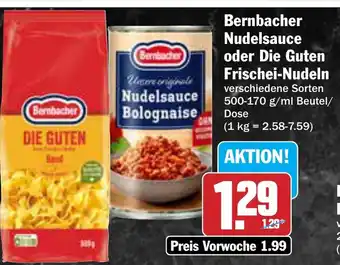 AEZ Bernbacher Nudelsauce Angebot