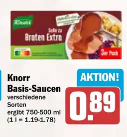 AEZ AKTION! Knorr Basis-Saucen Angebot