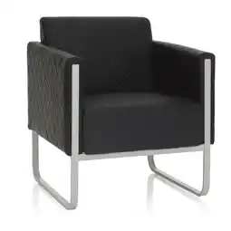 Netto Marken-Discount hjh OFFICE Polstersessel ARUBA STEP Kunstleder mit Armlehnen Angebot
