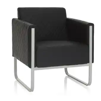 Netto Marken-Discount hjh OFFICE Polstersessel ARUBA STEP Kunstleder mit Armlehnen Angebot