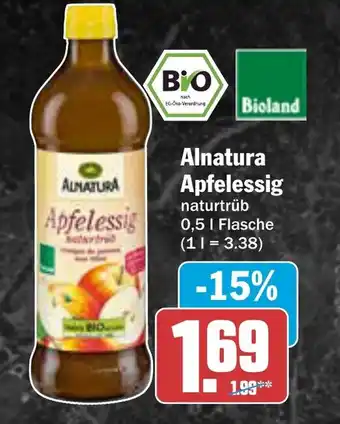 AEZ Alnatura Apfelessig Angebot
