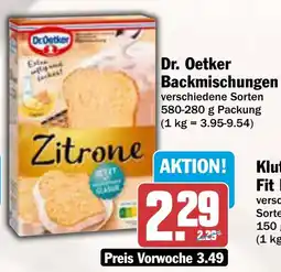 AEZ Dr. Oetker Backmischungen Angebot