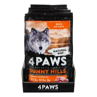 Netto Marken-Discount 4 PAWS Hundetrockenfutter Huhn 2 kg, 4er Pack Angebot