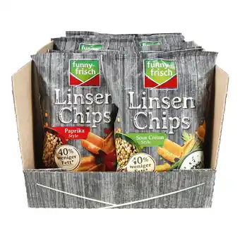 Netto Marken-Discount funny-frisch Linsenchips 90 g, verschiedene Sorten, 12er Pack Angebot