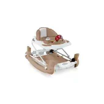 Netto Marken-Discount Bertoni Lauflernhilfe und Wippe School 3 in 1 höhenverstellbar, Musik, Licht beige Angebot
