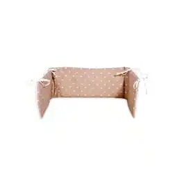 Netto Marken-Discount Lorelli Babybett-Nestchen L 145 x B 27 cm, Bettumrandung aus 100% Baumwolle beige/Krone Angebot