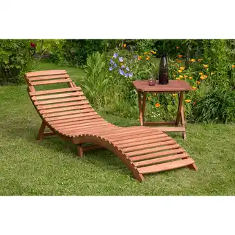 Netto Marken-Discount Merxx Gartenliegen Set Ipanema 3tlg. rot/beige Angebot