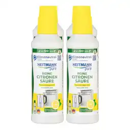 Netto Marken-Discount Heitmann pure Reine Citronensäure 500 ml, 4er Pack Angebot