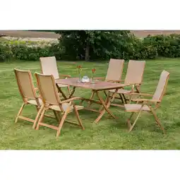Netto Marken-Discount Merxx Capri Set 7tlg. Klapptisch Angebot