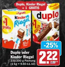 AEZ Duplo, Kinder Riegel Angebot