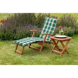 Netto Marken-Discount Merxx Deckchair Set 3tlg. Auflage, Klapphocker Angebot