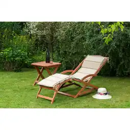 Netto Marken-Discount Merxx Copa Cabana Set 3tlg. Schwungliege mit Wendekissen und Hocker Angebot