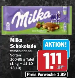 AEZ Milka Schokolade Angebot