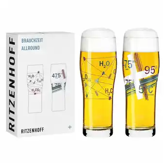 Netto Marken-Discount Ritzenhoff Allroundglas Brauchzeit 630 ml 2er Set Angebot