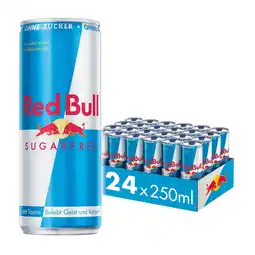 Netto Marken-Discount Red Bull Energy Drink Sugarfree 0,25 Liter Dose, 24er Pack Angebot
