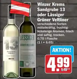 AEZ Winzer Krems Sandgrube 13 oder Lässiger Grüner Veltliner Angebot